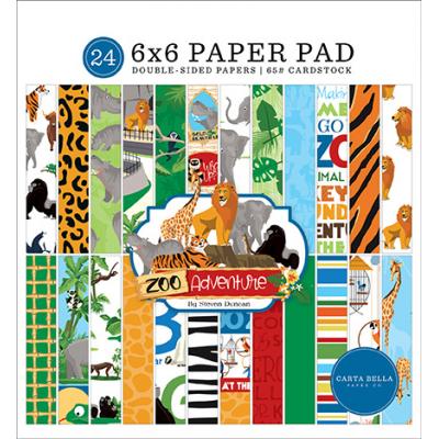 Carta Bella Zoo Adventure Designpapier - Paper Pad